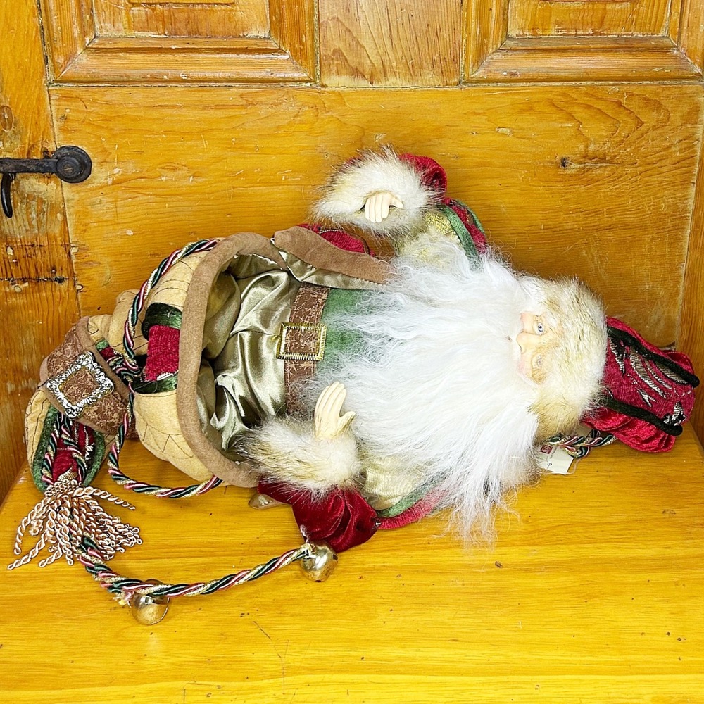 Home Interiors Victorian Santa Pouch Wall Hanging Decor 2005 - Picture 3 of 8
